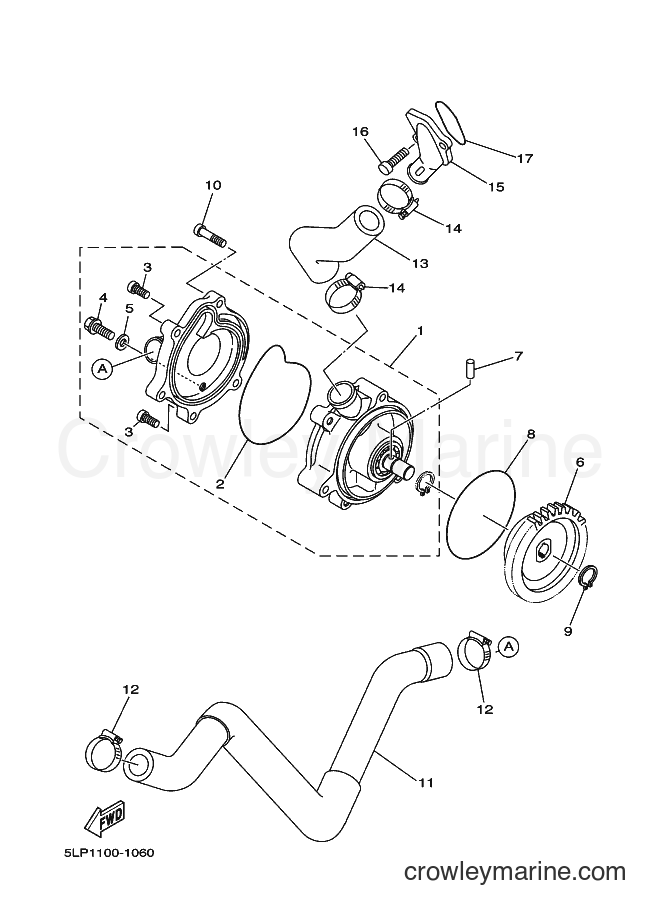 2001 ATV YFM660R - YFM660R (5LP2) [010] - WATER PUMP