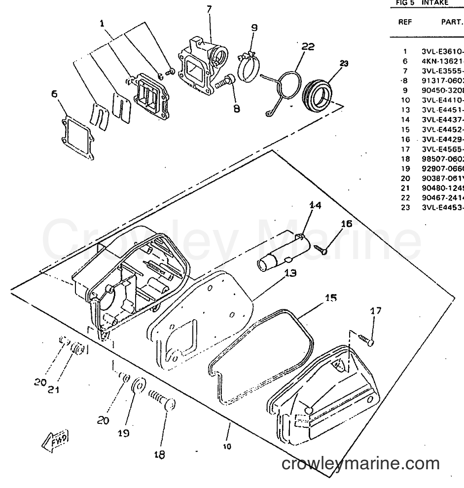 1998 Scooter CW50RSP - CW50RSP (4URF) [010] - INTAKE