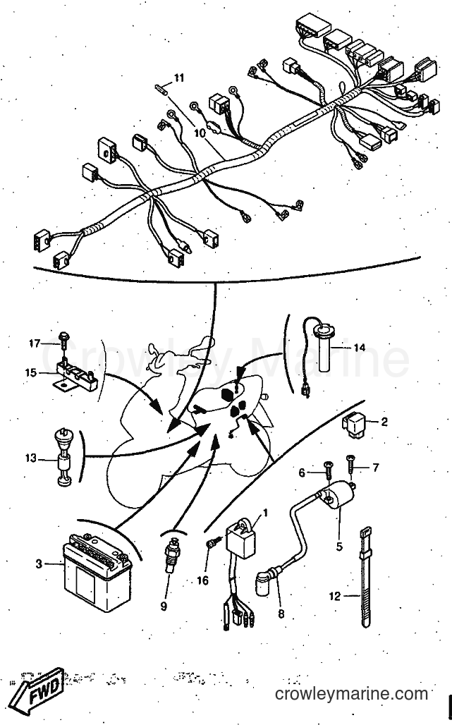 1997 Scooter YQ50 - YQ50 (5CL1) [999] - ELECTRICAL 2