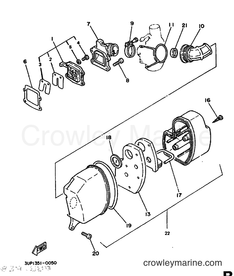 1990 Scooter CH80 - CH80 (3WU1) [999] - INTAKE
