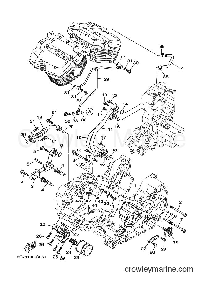 2011 Cruiser XV1900CU - XV1900CU (29PC) [010] - OIL PUMP