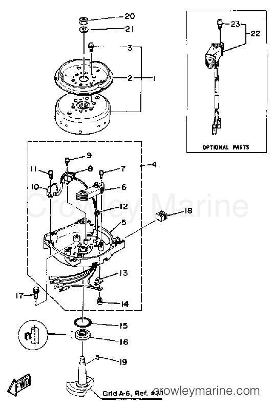 Yamaha Motors 4SJ - GENERATOR 4H
