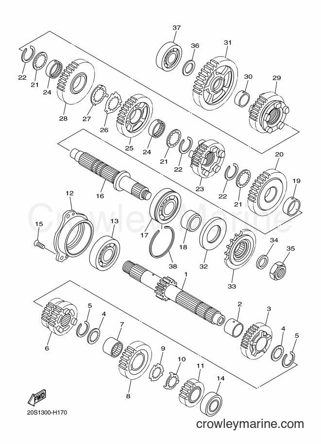 2016 Street Bike XJ6F - XJ6F (2SRC) [010] - TRANSMISSION