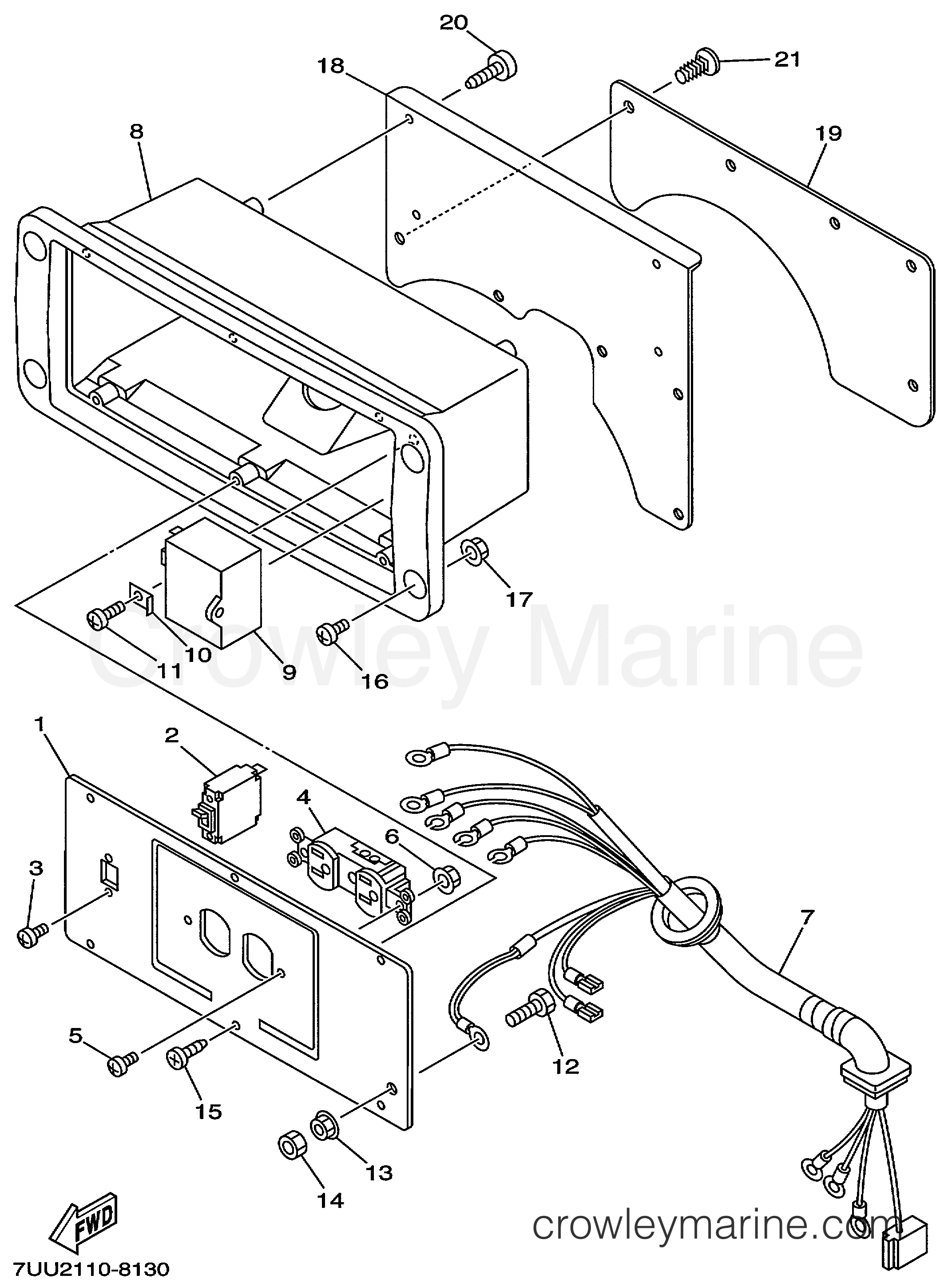 Yamaha Motors EF2600A - CONTROL BOX