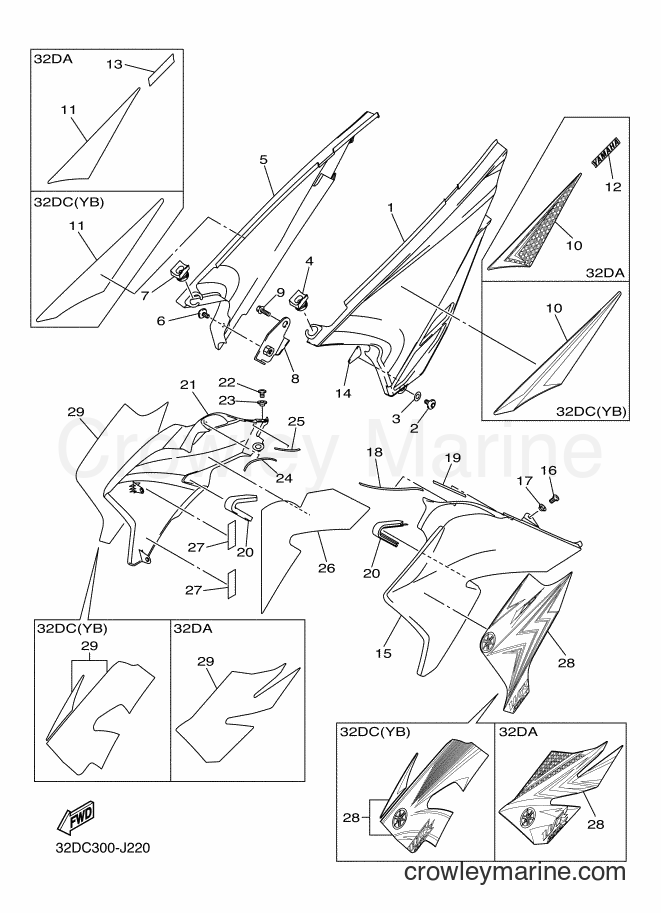 2010 Dirt Bike WR250X - WR250X (32DC) [040] - SIDE COVER