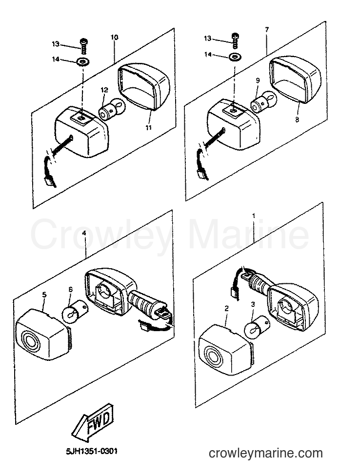 Yamaha Motors EW50 (5LH3) [040] - FLASHER LIGHT