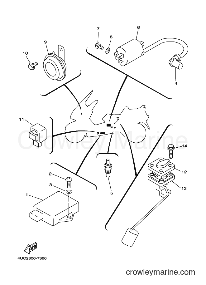 Yamaha Motors YP250 (4UC2) [070] - ELECTRICAL 2