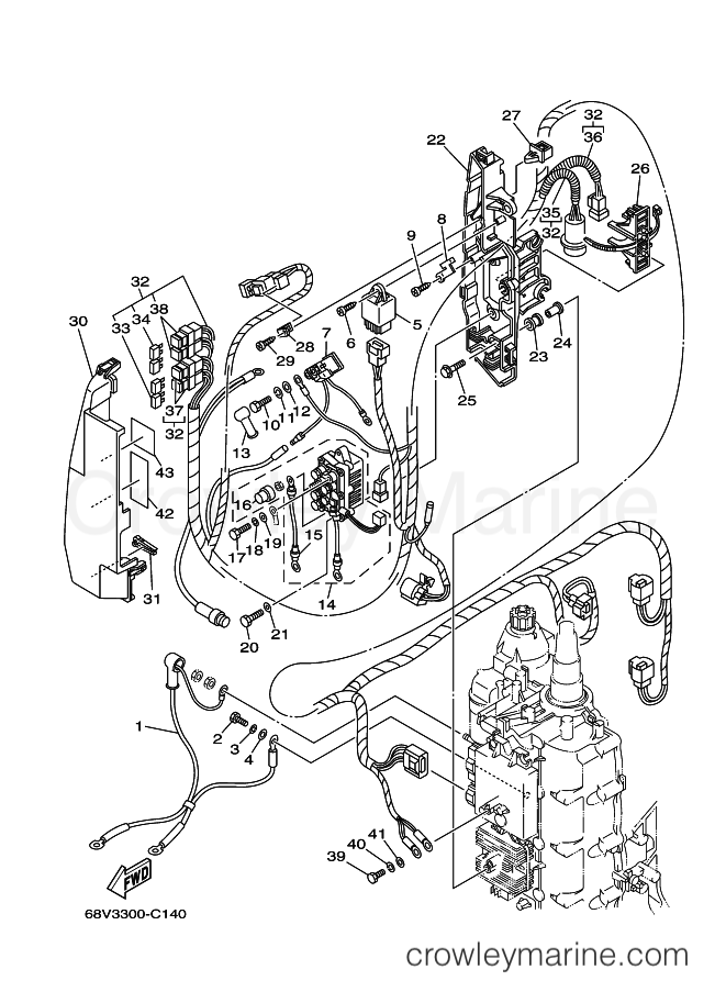 Yamaha Motors F115AETL (68V4) [030] - ELECTRICAL 2