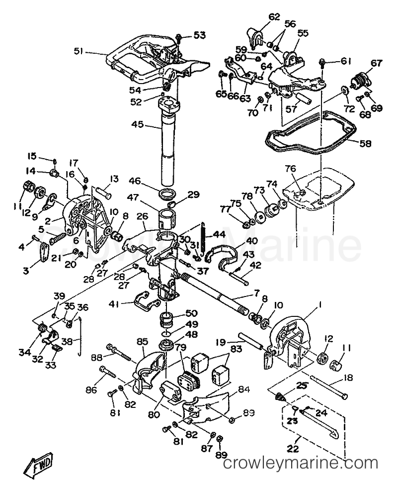 Yamaha Motors 20C (6A9) [999] - BRACKET