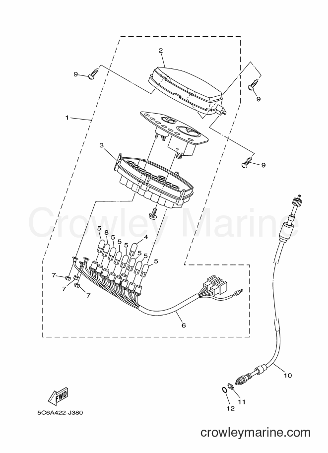 Yamaha Motors T110LE (5C6A) [010] - METER