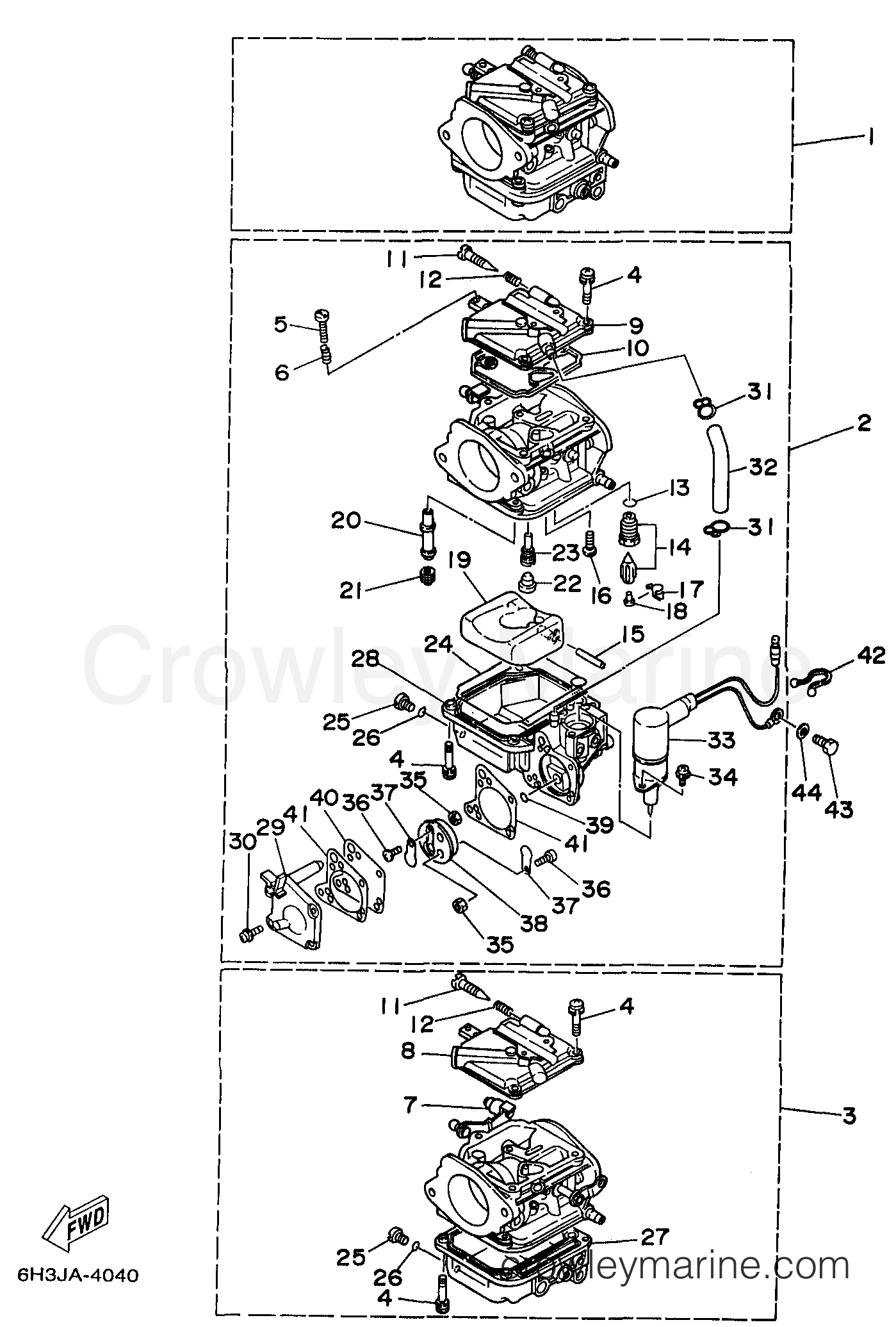 Yamaha Motors C90TLRX - CARBURETOR