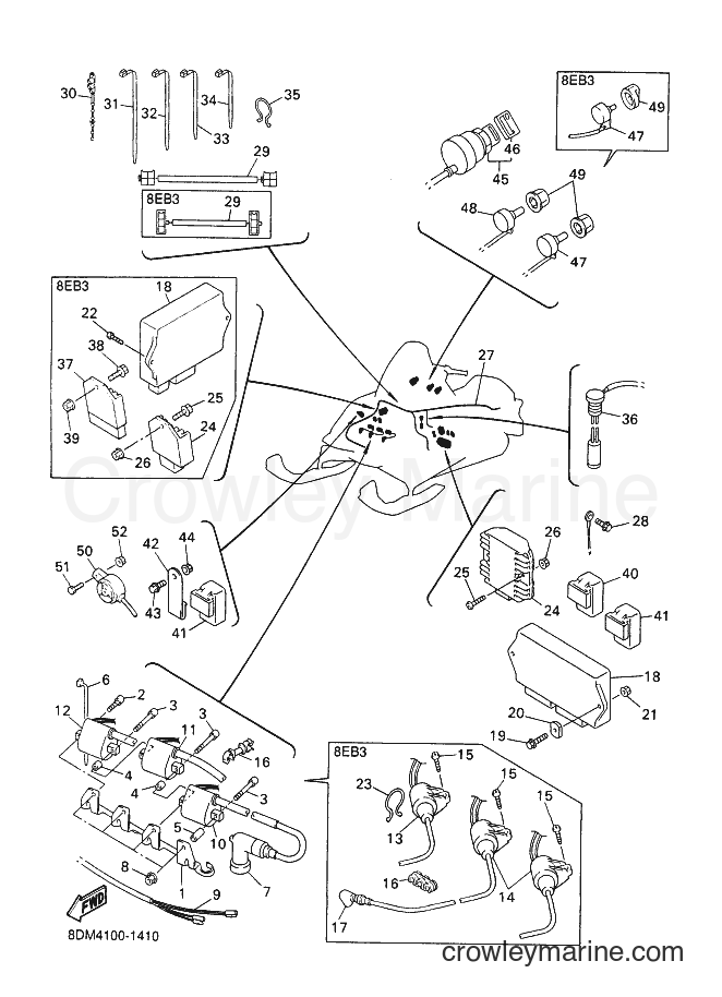 Yamaha Motors VT700 (8DM4) [020] - ELECTRICAL 1