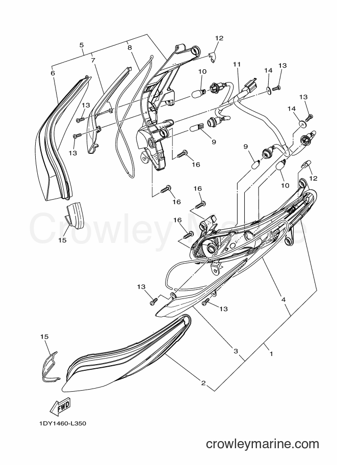 Yamaha Motors T115FSEC (1DY3) [010] - FLASHER LIGHT