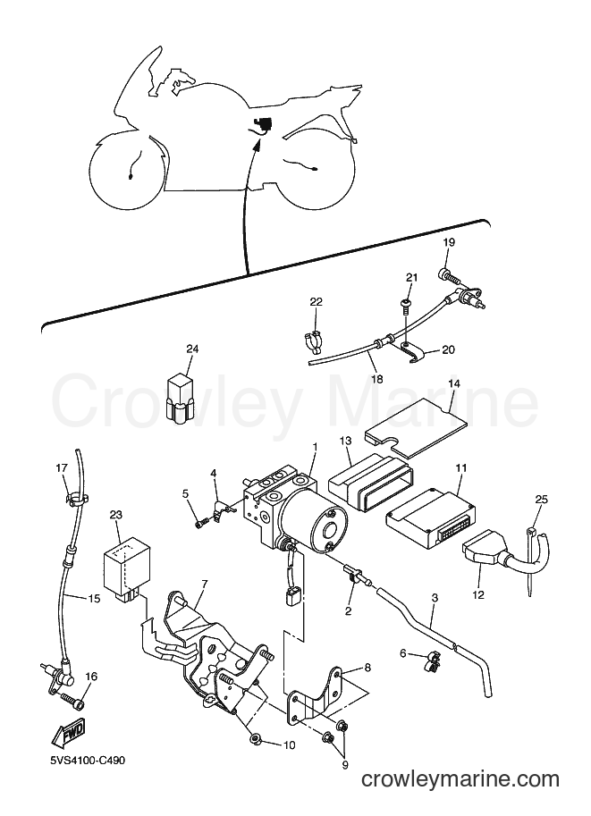 2004 Sport Bike FJR1300A - FJR1300A (5VS6) [010] - ELECTRICAL 3