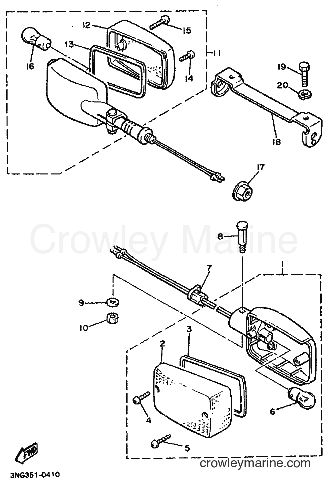 Yamaha Motors XJ900 (4BB1) [999] - FLASHER LIGHT