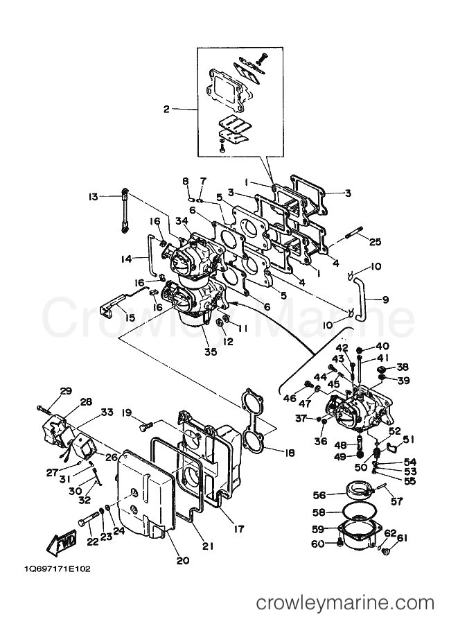 Yamaha Motors 55B (6970) [010] - INTAKE