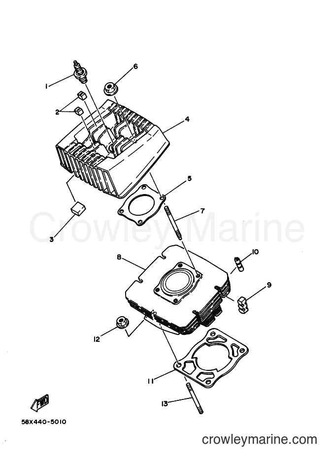 Yamaha Motors RX100T (36L6) [010] - CYLINDER