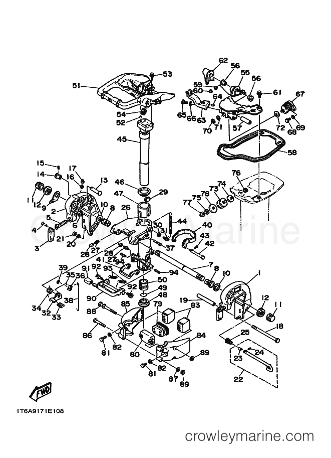 Yamaha Motors 20C (6A9) [010] - BRACKET