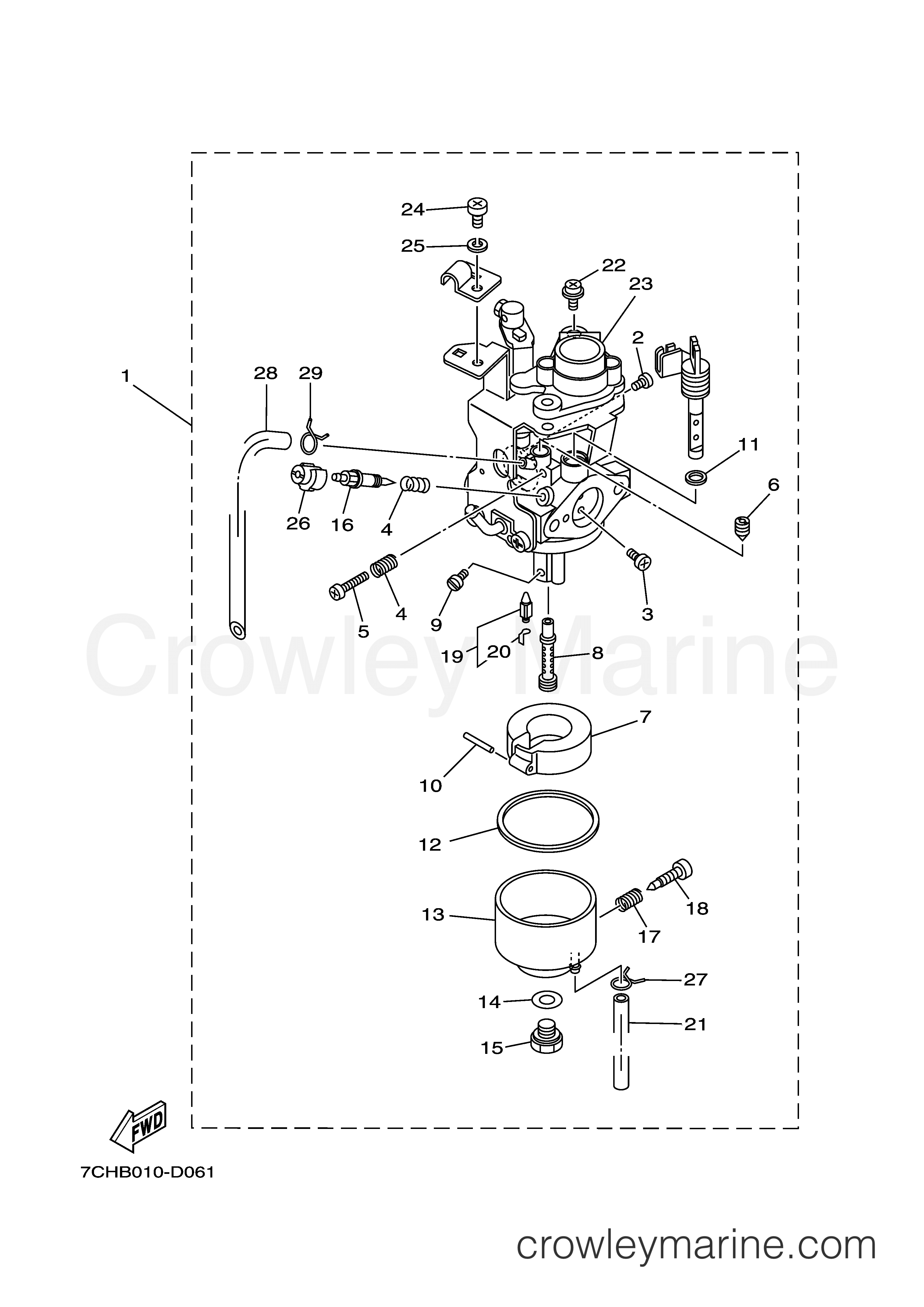 Yamaha Motors EF30ISEH - CARBURETOR