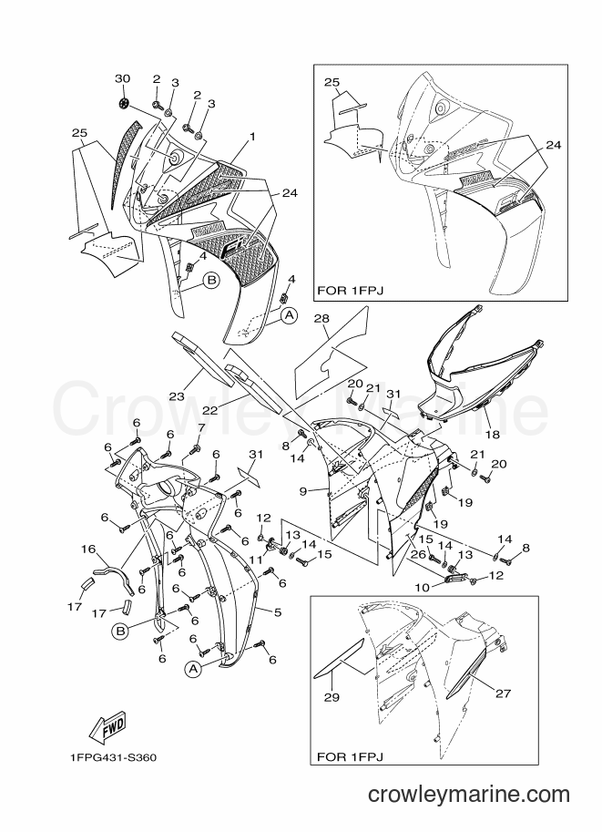 2017 Scooter T115FLSEC - T115FLSEC (1FPK) [010] - LEG SHIELD
