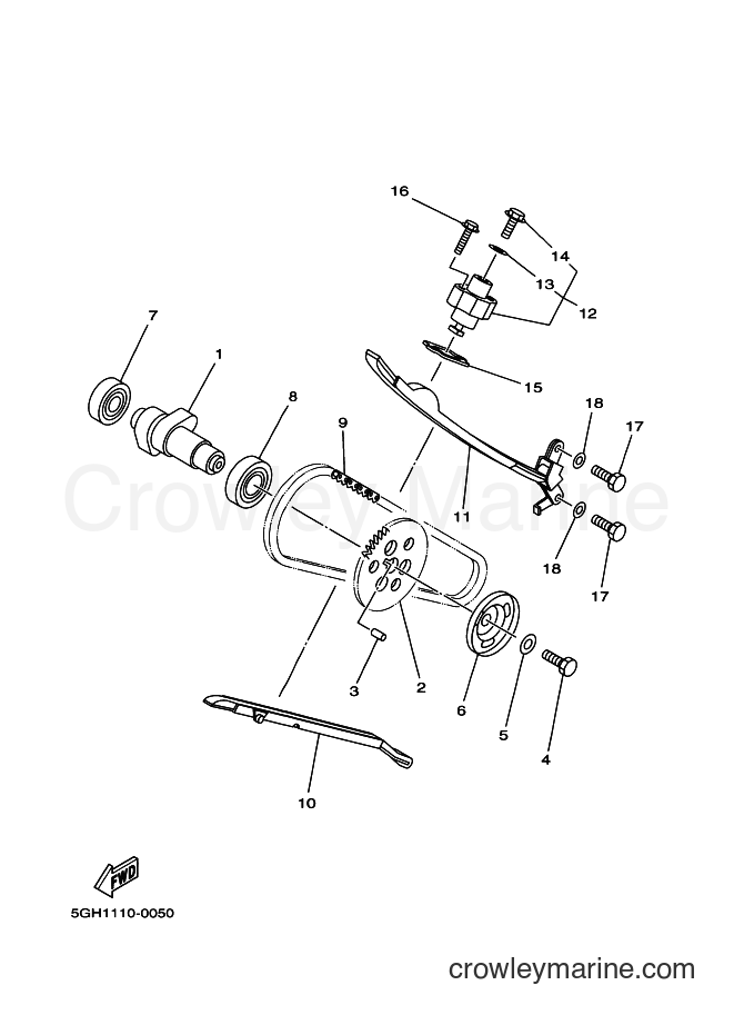 Yamaha Motors YFM400A (5HA8) [010] - CAMSHAFT & CHAIN