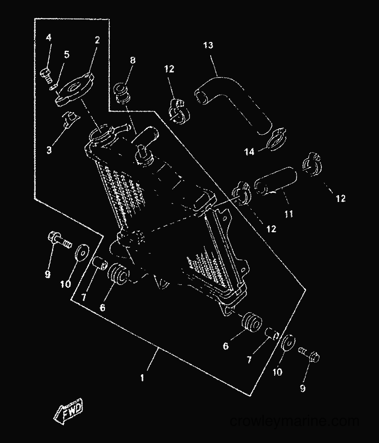 1999 Scooter TZR50 - TZR50 (4YV2) [999] - RADIATOR & HOSE