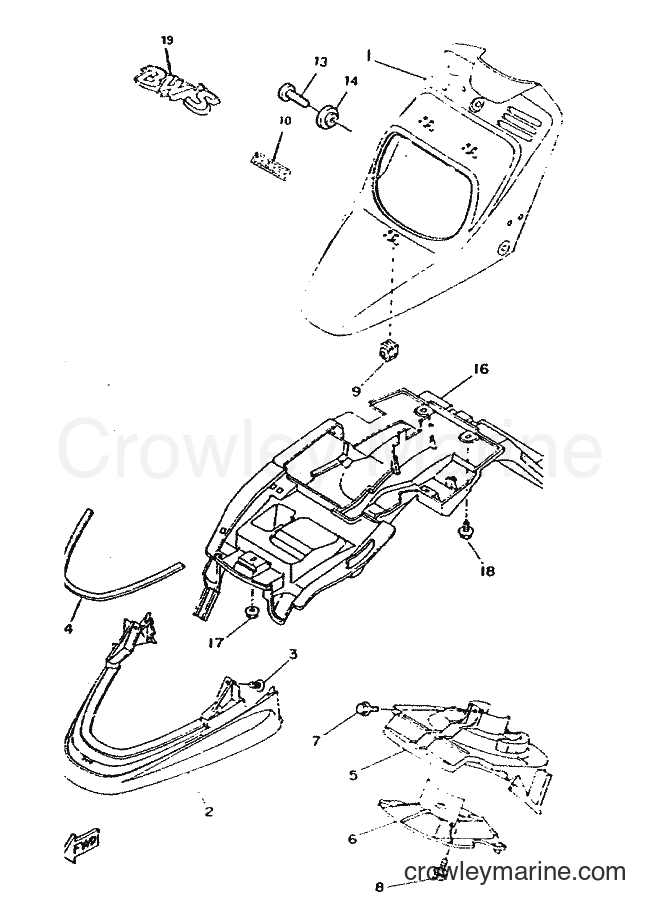 Yamaha Motors CW50 (4RW3) [010] - FENDER