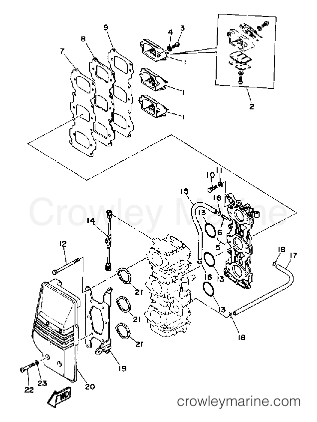 Yamaha Motors 70TLRQ - INTAKE