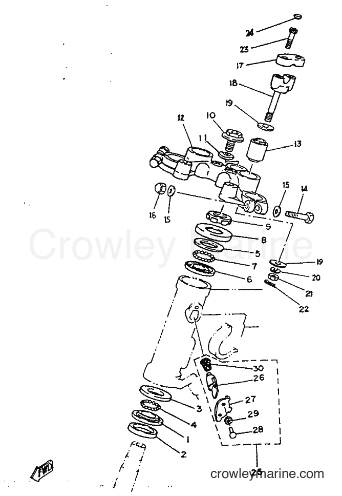 1987 Street Bike SR125 - SR125 (2JW) [999] - STEERING