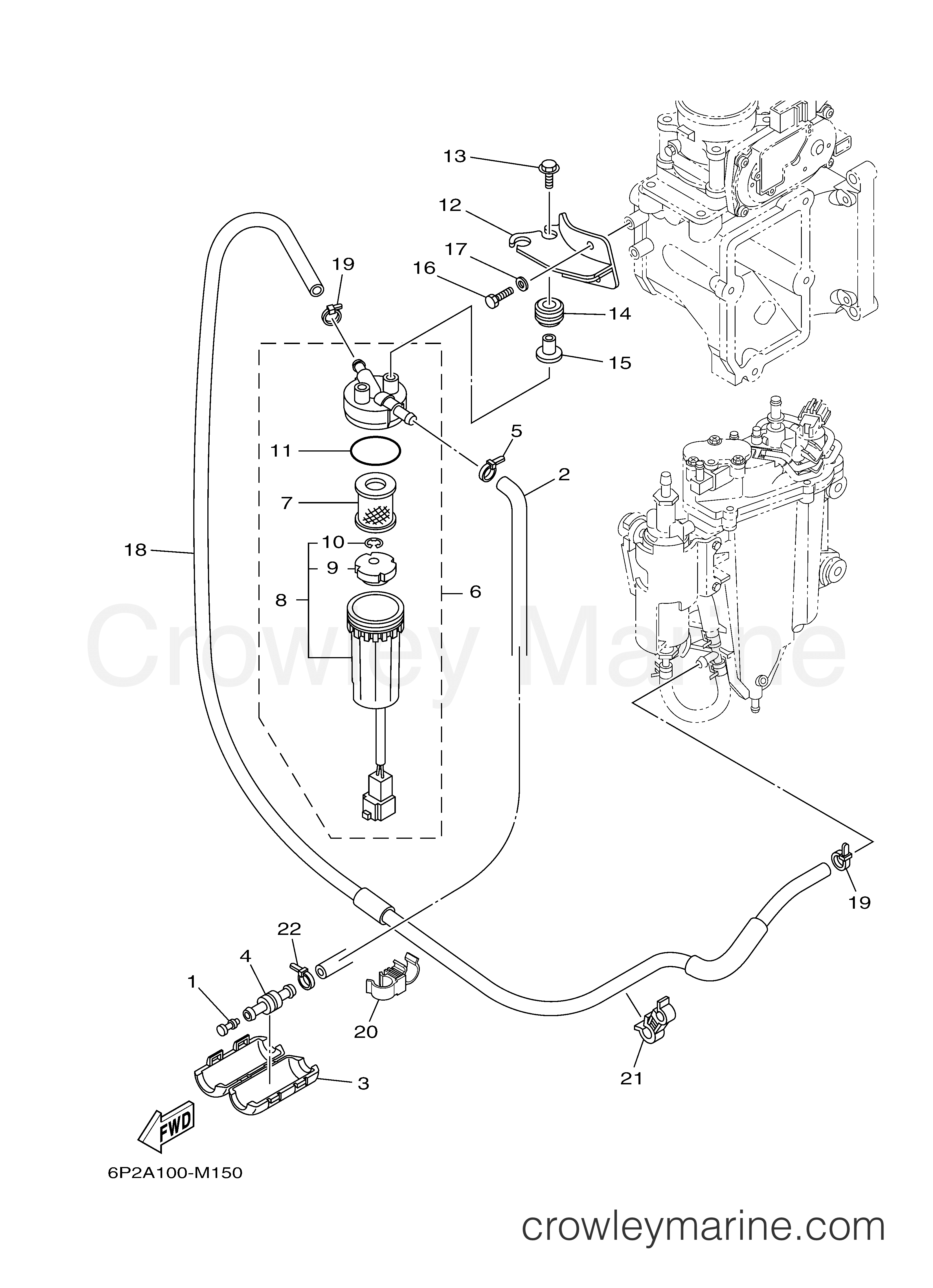 Yamaha Motors LF250XA - FUEL 1