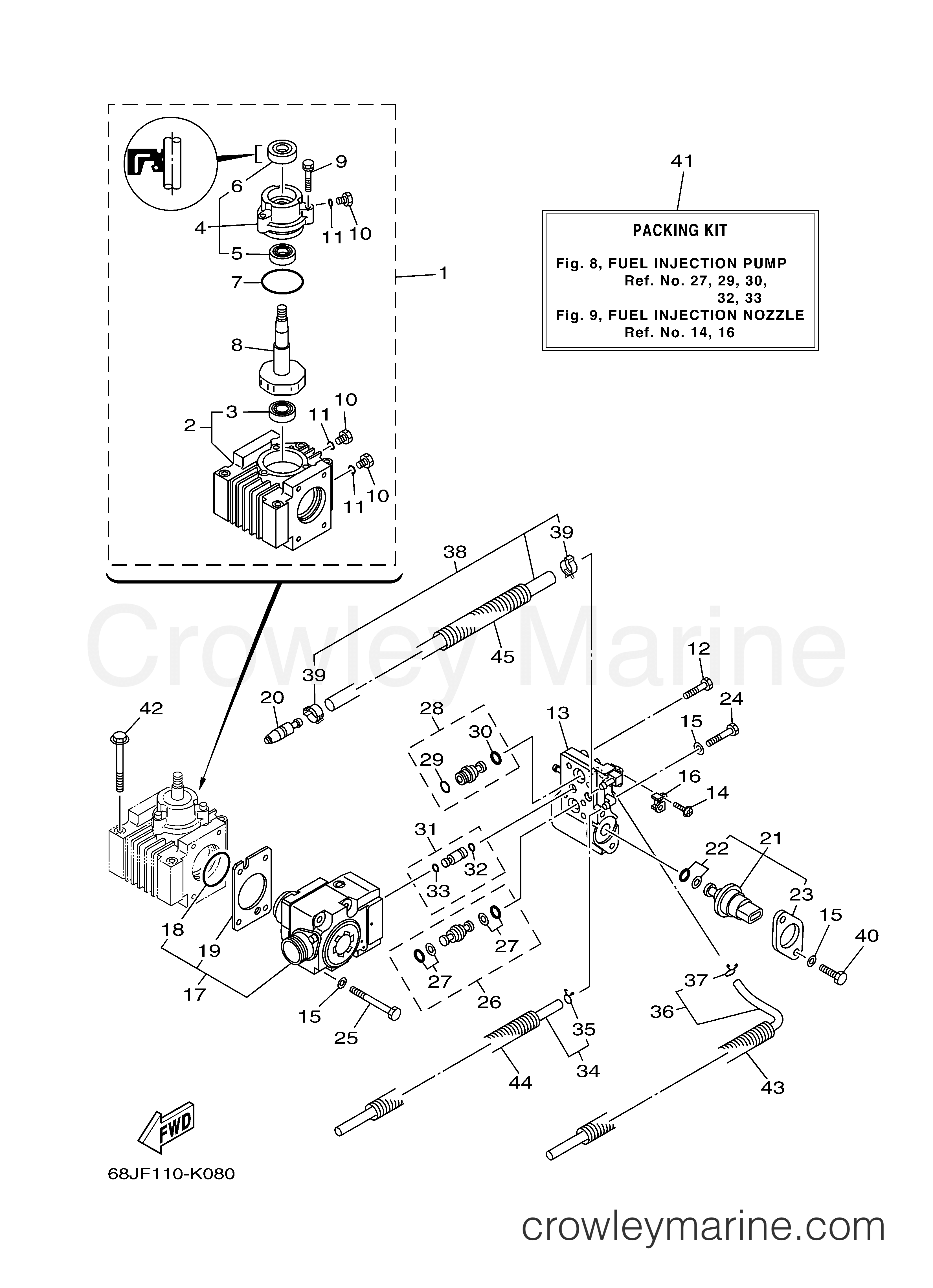 Yamaha Motors Z200TXR - FUEL INJECTION PUMP