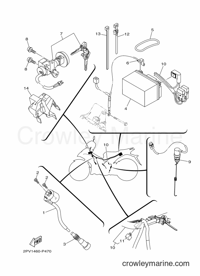 Yamaha Motors T150E (2PV2) [010] - ELECTRICAL 1