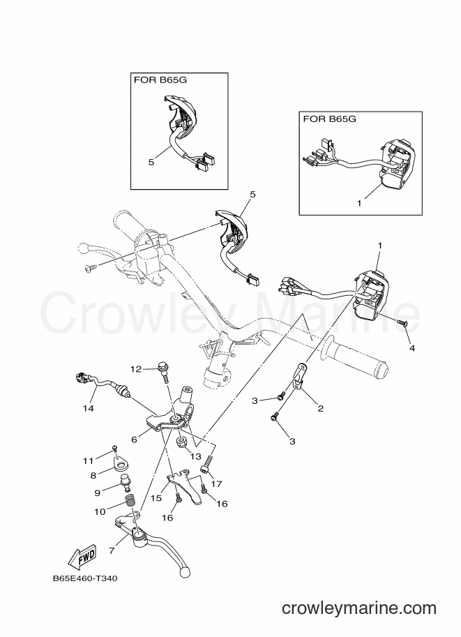 2018 Street Bike GDR155 - GDR155 (B65E) [010] - HANDLE SWITCH & LEVER