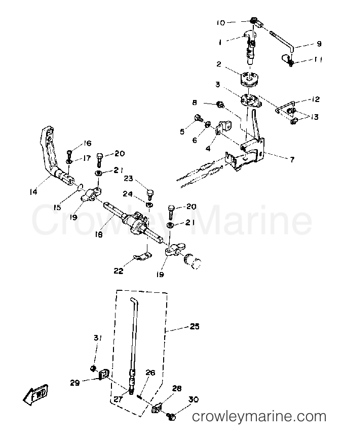Yamaha Motors 8LD - CONTROL ENGINE