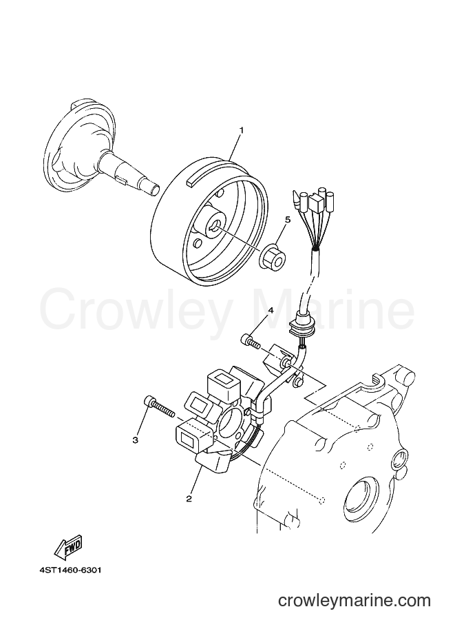Yamaha Motors T105E (5HU7) [020] - GENERATOR