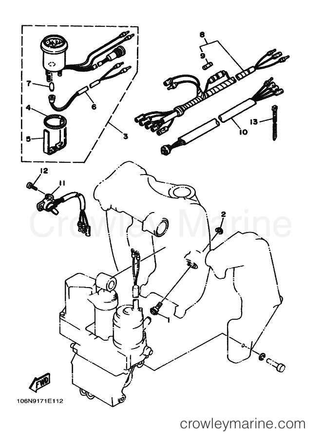 Yamaha Motors ProV150D (6N90) [010] - BRACKET 2