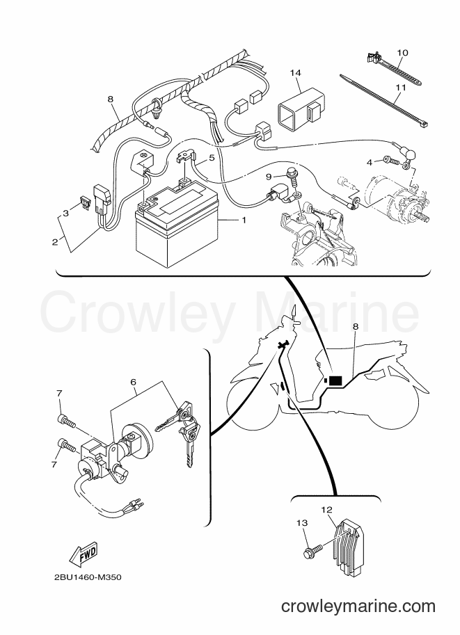 Yamaha Motors AF115FX (2BU4) [010] - ELECTRICAL 1