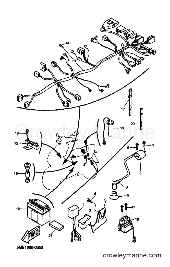 Yamaha Motors YQ100 (5ME1) [050] - ELECTRICAL 2