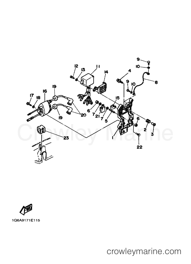 Yamaha Motors 20C (6A9) [010] - ELECTRICAL
