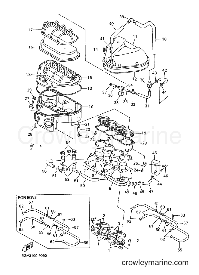 Yamaha Motors YZF-R6 (5GV3) [010] - INTAKE