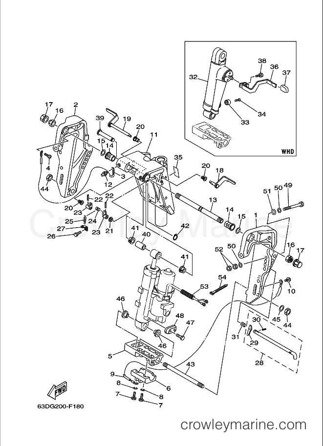 Yamaha Motors 40VES (63C6) [030] - BRACKET 1
