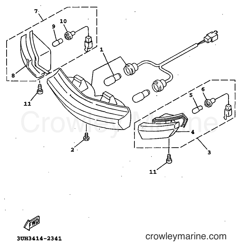 1997 Scooter XC150LC - XC150LC (5EE2) [999] - HEADLIGHT
