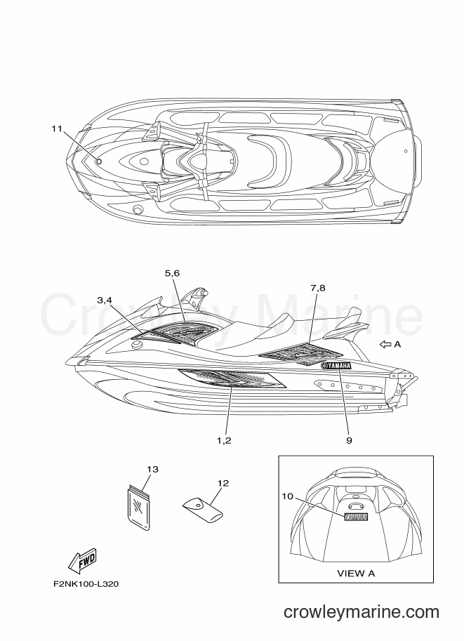 Yamaha Motors VX1100A (F2NK) [020] - GRAPHICS