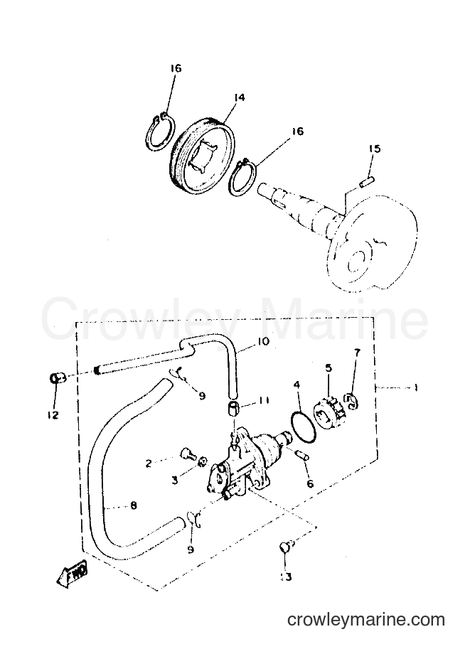 1998 Scooter YN50 - YN50 (5AD6) [010] - OIL PUMP