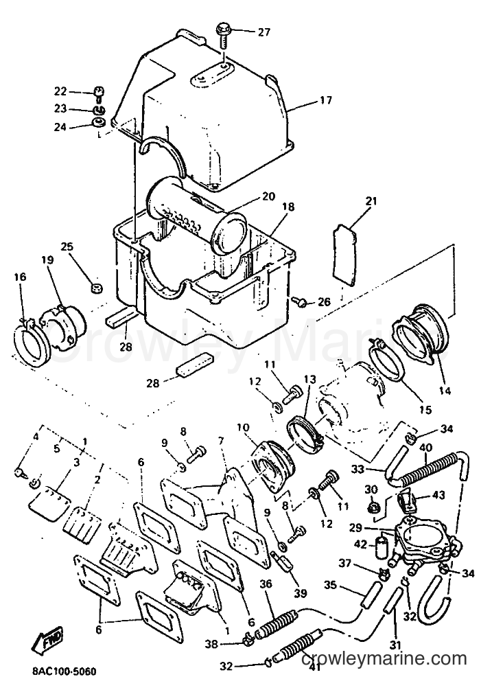 Yamaha Motors VK540E-2 (8AC2) [040] - INTAKE