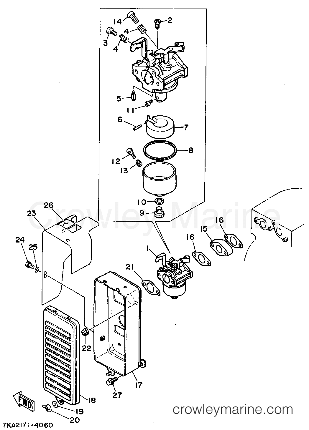 Yamaha Motors YS624TEC - INTAKE