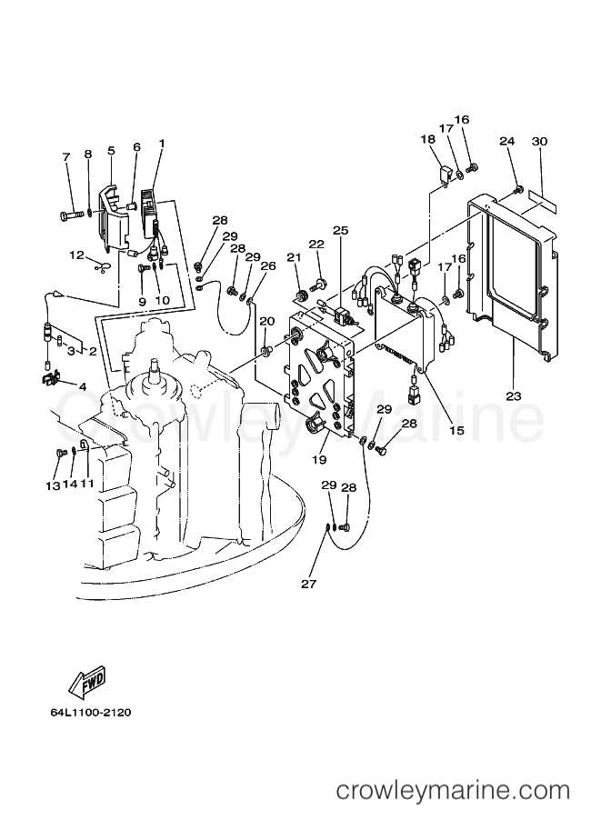 Yamaha Motors 150FETOL (64C2) [050] - ELECTRICAL 1