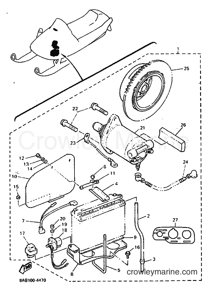 Yamaha Motors VX500E (8BP1) [040] - ALTERNATE (ELECTRICAL)
