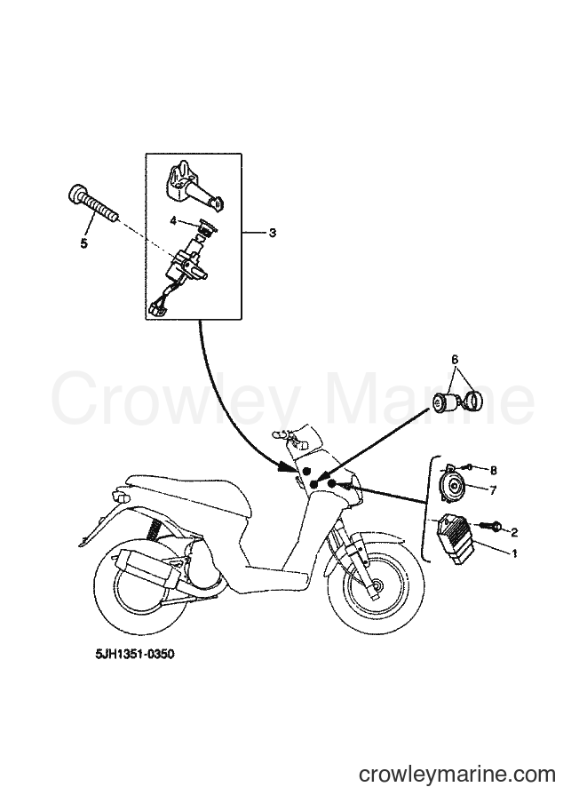 Yamaha Motors EW50 (5JH1) [030] - ELECTRICAL 1