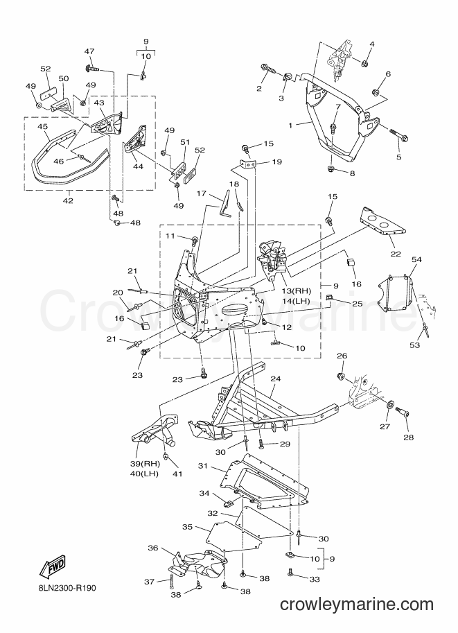 Yamaha Motors SRV10SP (8LN2) [010] - FRAME 1